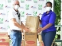Carib Cement assists with combating food insecurity