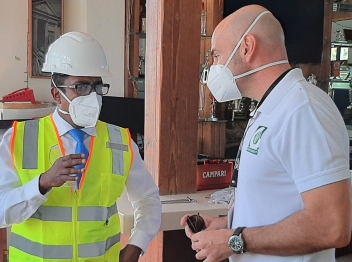 State Minister tours Carib Cement plant