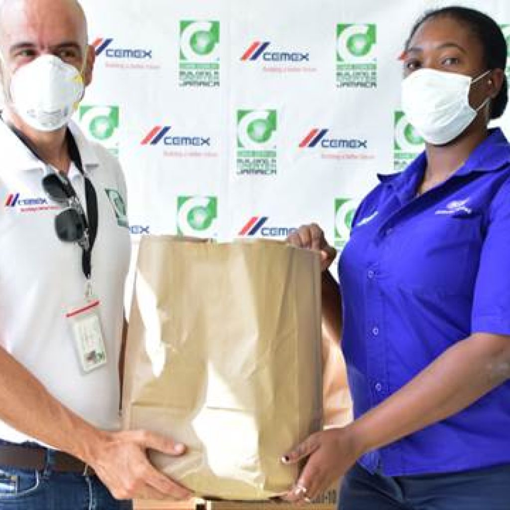 Carib Cement assists with combating food insecurity
