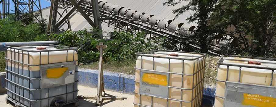 Carib Cement and RUBiS create energy from used oils