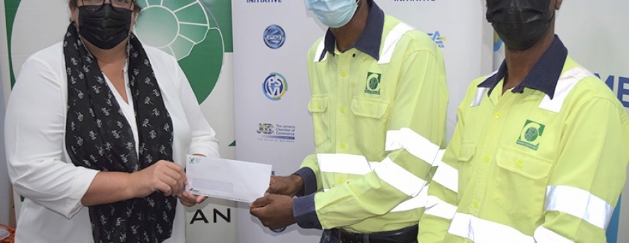 Carib Cement donates $1.5 million and cement to support COVID relief efforts
